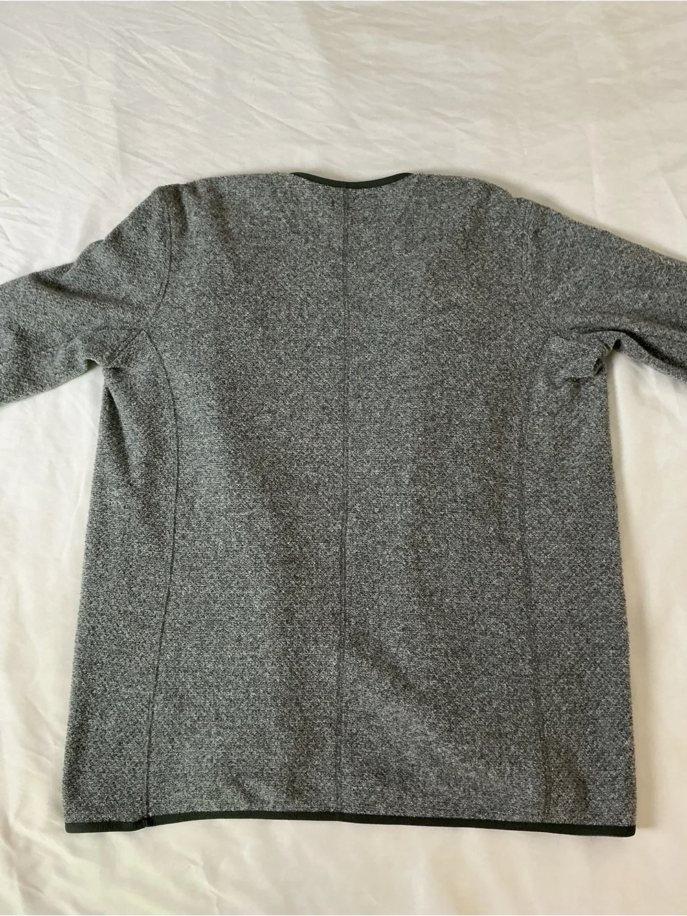 Vineyard Vines Gray Open Front Cardigan Size S | Soft Knit Layer - Picture 7 of 7